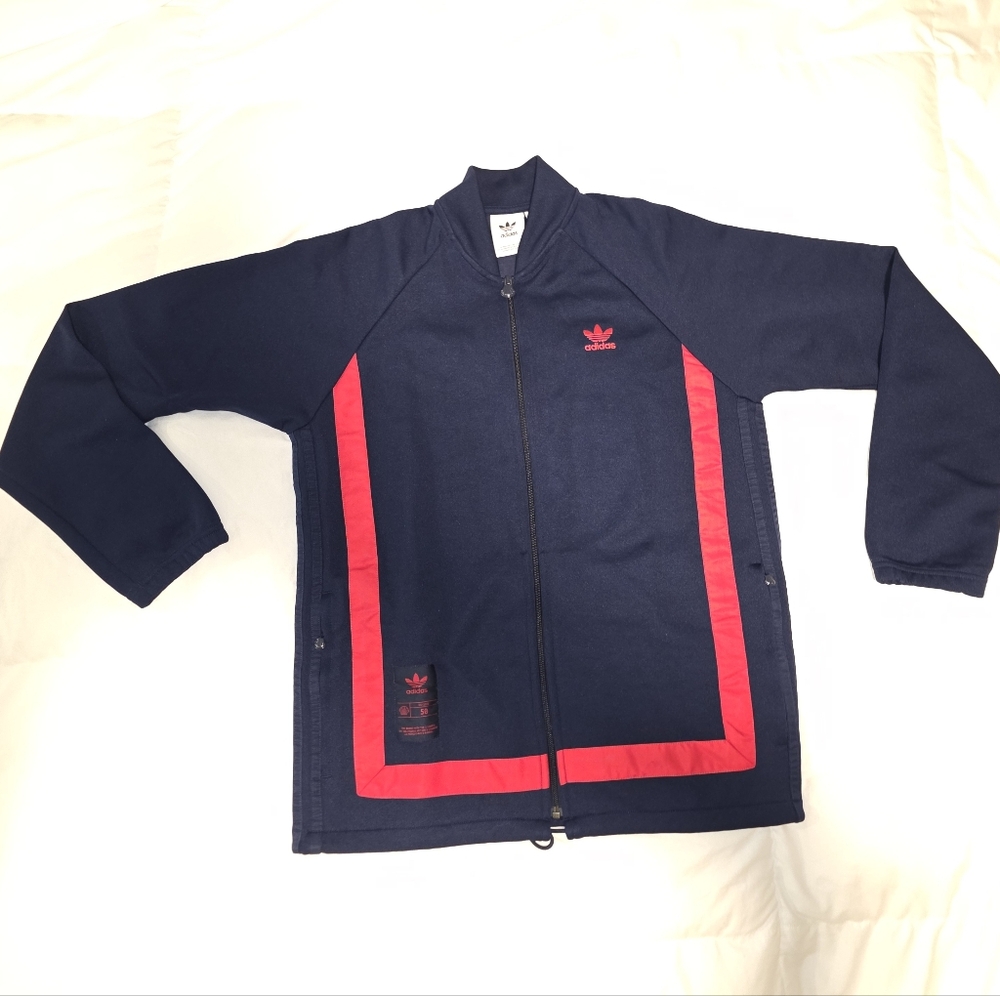 Adidas Blue and Red Track Jacket